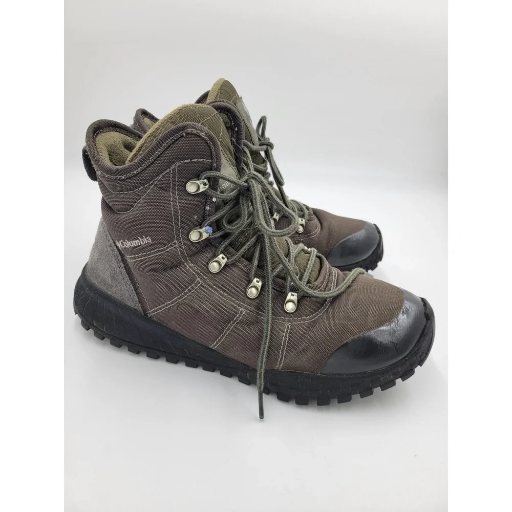 Columbia Hilltop Ridge Men's Hiking Waterproof Boots‎ Deep Olive Sz 8.5